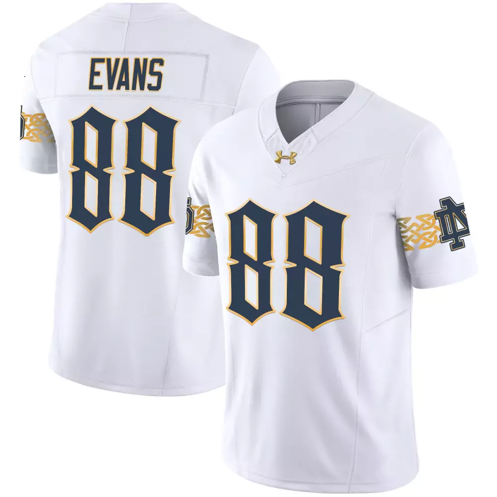 eva gaetino notre dame fighting irish gameday greats unisex women s soccer fashion jersey white