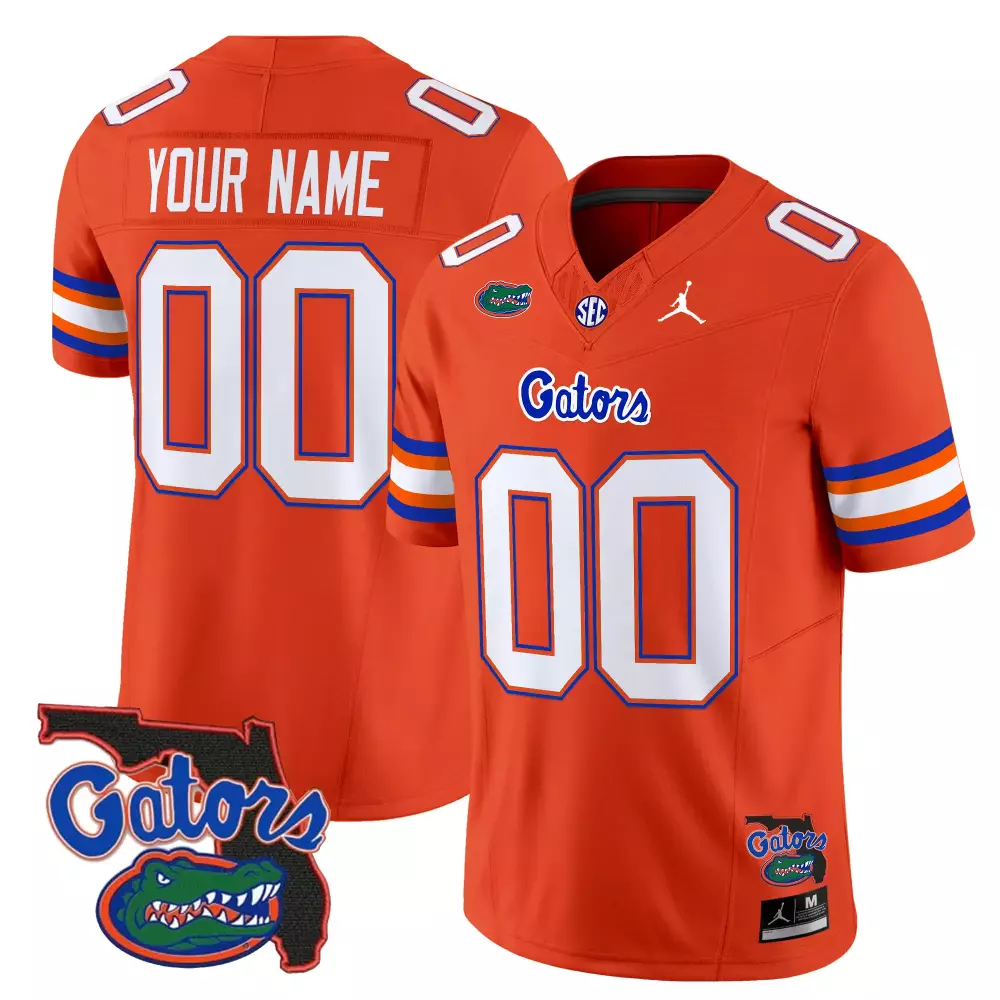 Florida Gators Your Name 00 Stitched Jersey | Orange Men's Style 2025 | Limited Edition Fan Gear | For Men, Women & Youth