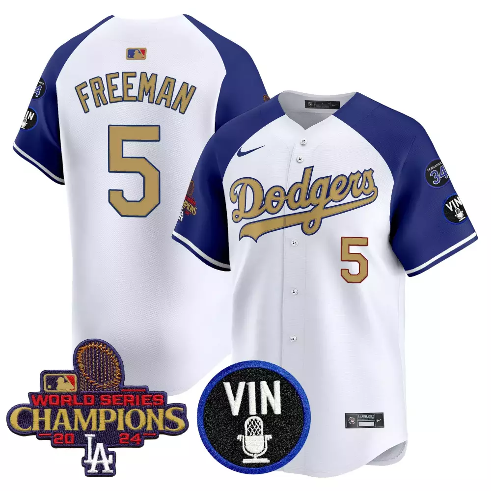 Freeman 5 Los Angeles Dodgers 2023 Stitched Vapor Jersey | Classic White | Women's Replica Fan Gear for Game Day | For Men, Women & Youth