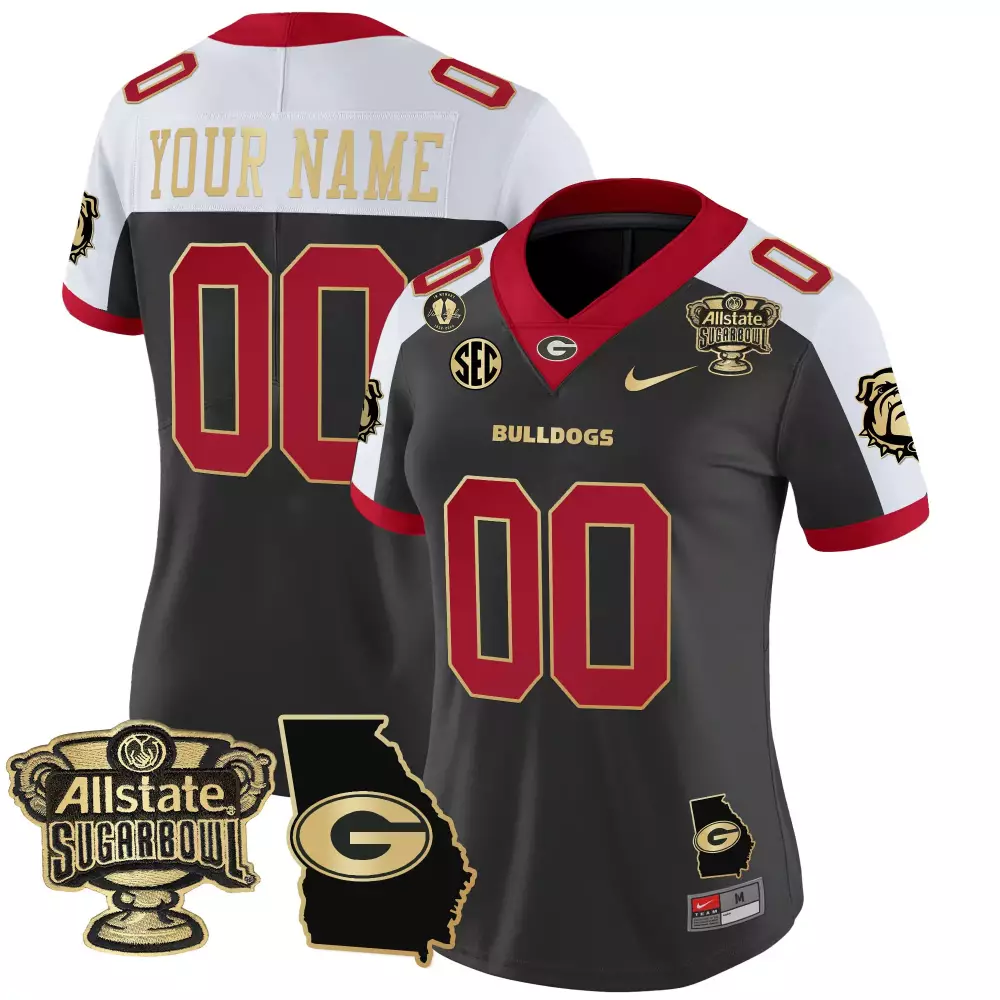 Georgia Bulldogs 2024 Red Men's Vapor Jersey V3 | Georgia Map All Stitched | For Men, Women & Youth