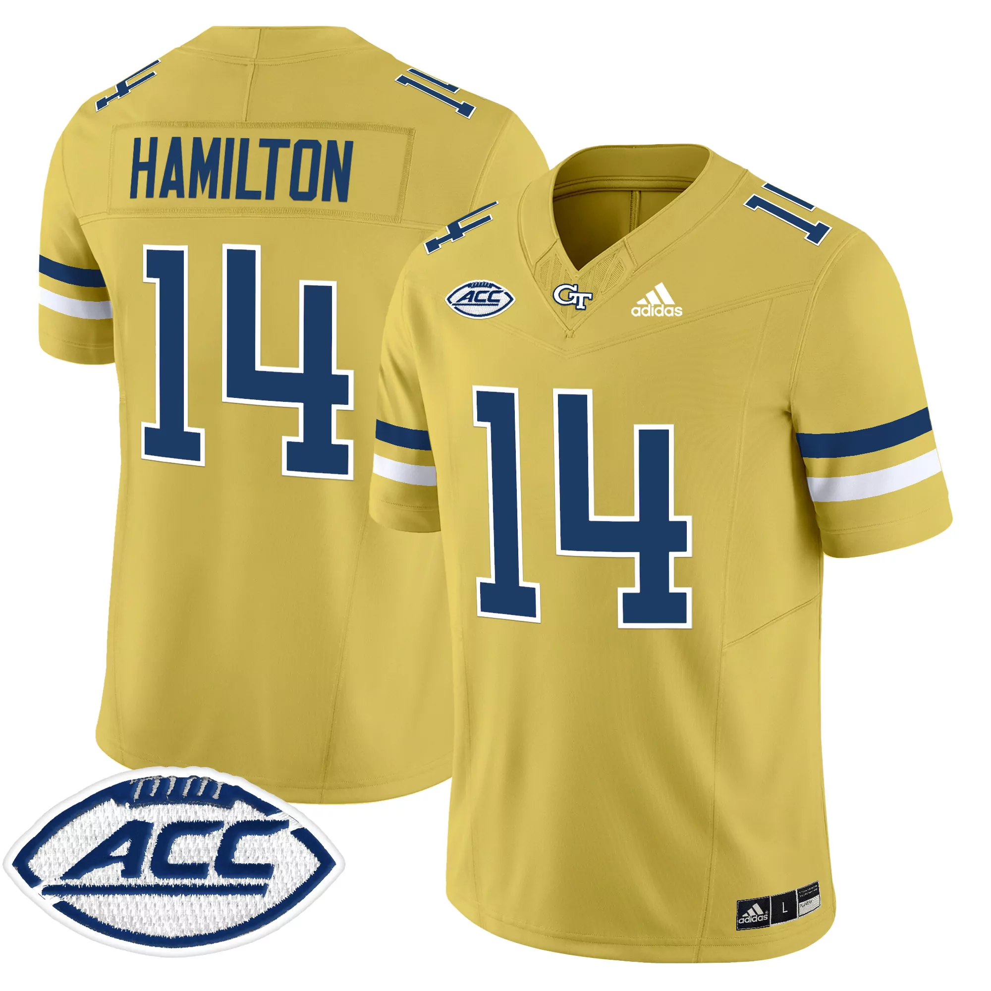 georgia tech yellow jackets gameday greats youth personalized baseball fashion jersey navy