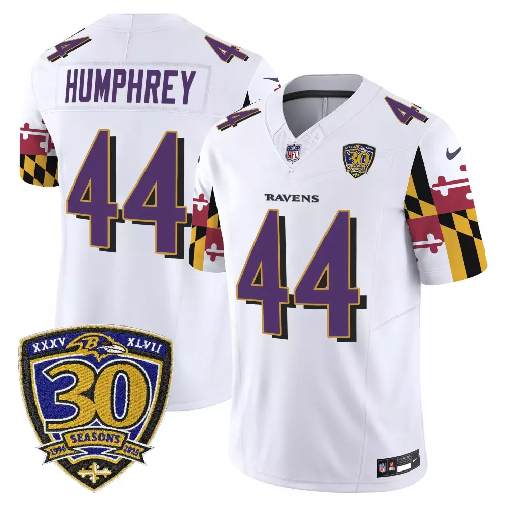 Marlon Humphrey 44 Baltimore Ravens Men's Black All Stitched Jersey | 2023 Edition | For Men, Women & Youth