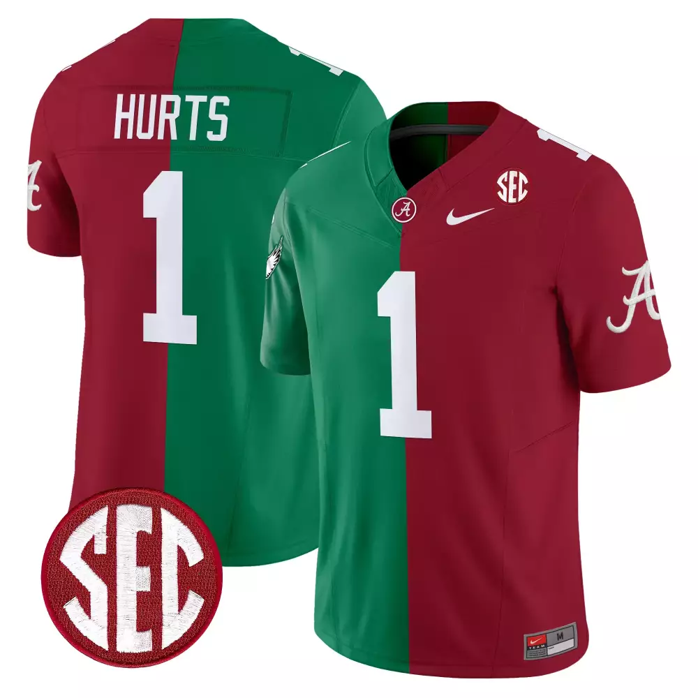 Henry 2 Alabama Crimson Tide Split Vapor Jersey | All Stitched with Name Patch 2023 | Limited Edition for Men, Women & Youth