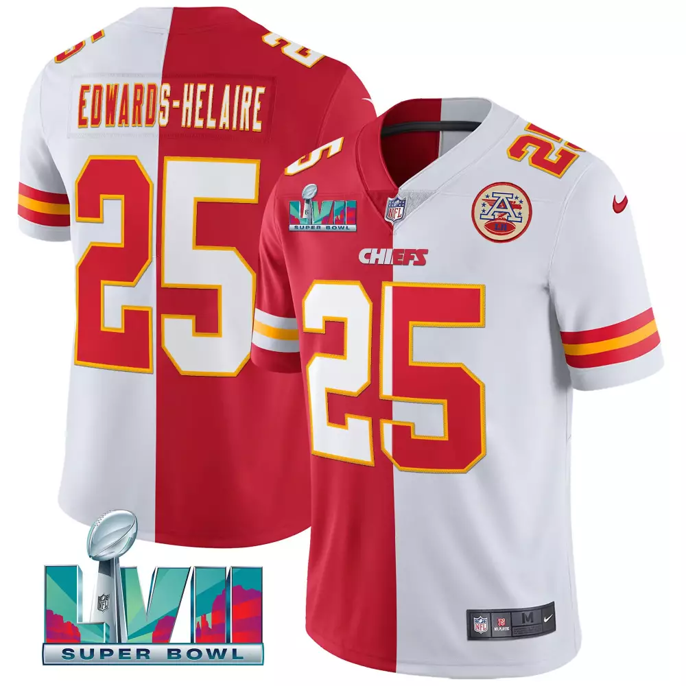 Kansas City Chiefs Super Bowl Custom Jersey All Stitched Red White Men'S Style 2023 Name Patch