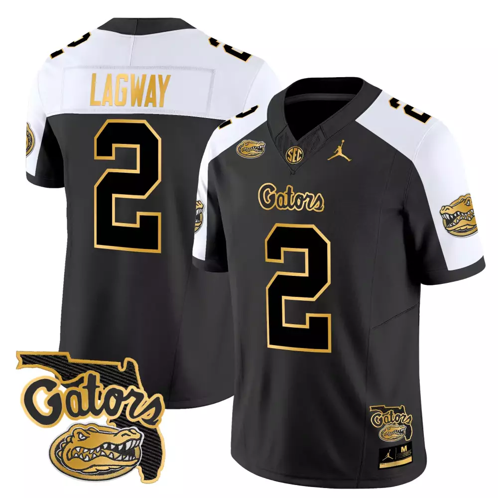 Lagway 2 Men's Stitched Vapor Jersey | White Florida Gators 2025 Embroidered Patch | For Men, Women & Youth