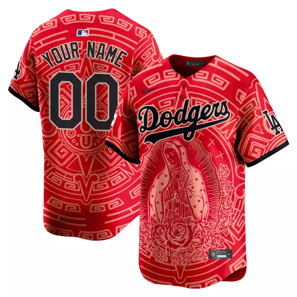 Los Angeles Dodgers Red Stitched Jersey | Custom Name Patch 2023 Men's Style | Fan Gear for Men, Women & Youth