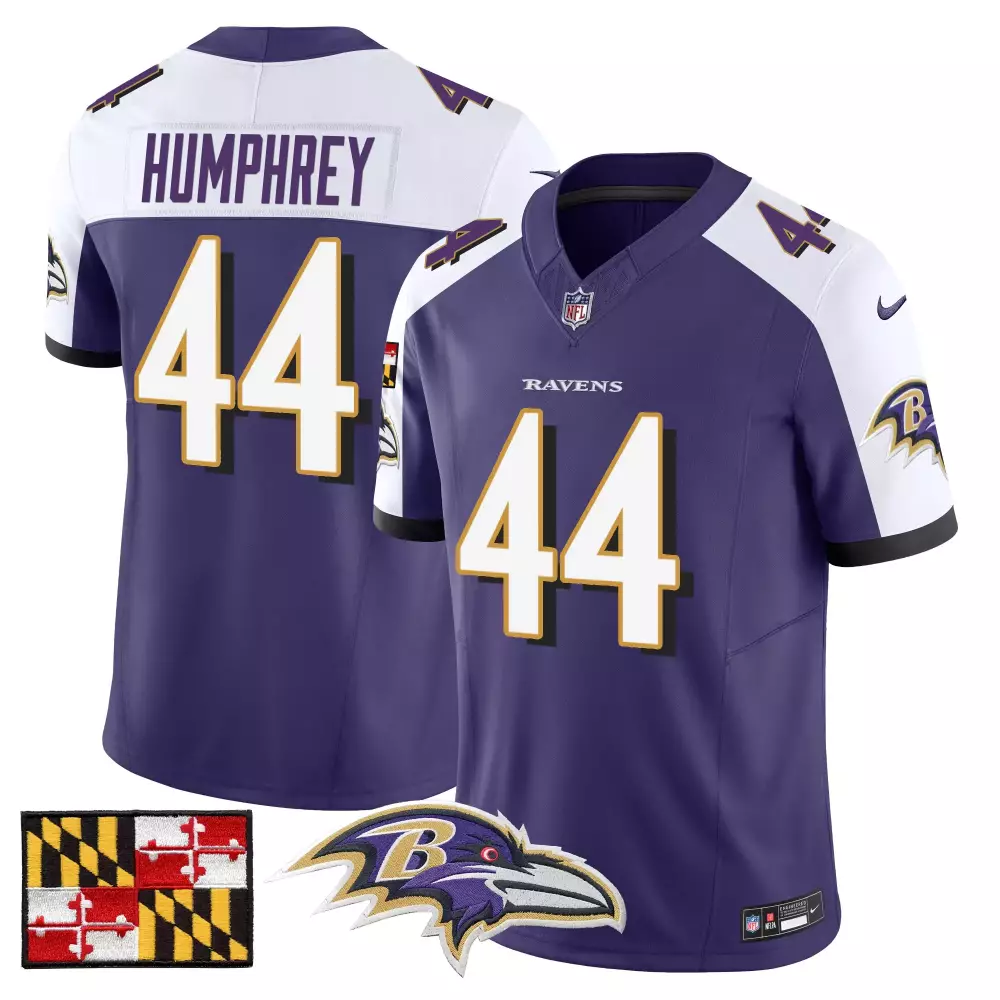 Marlon Humphrey 44 Baltimore Ravens Black Stitched Jersey Men'S 2024 Alternate