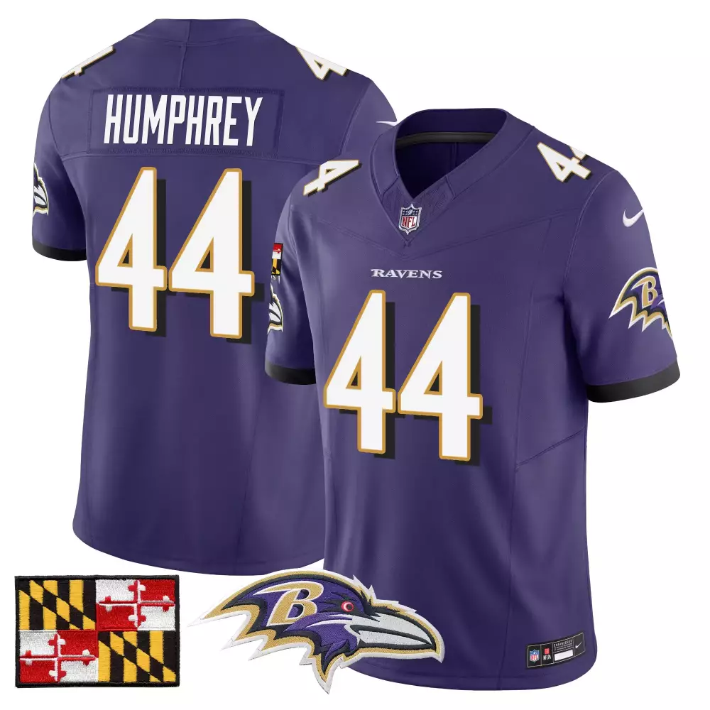Marlon Humphrey 44 Baltimore Ravens Black Stitched Jersey Men'S 2024 Alternate