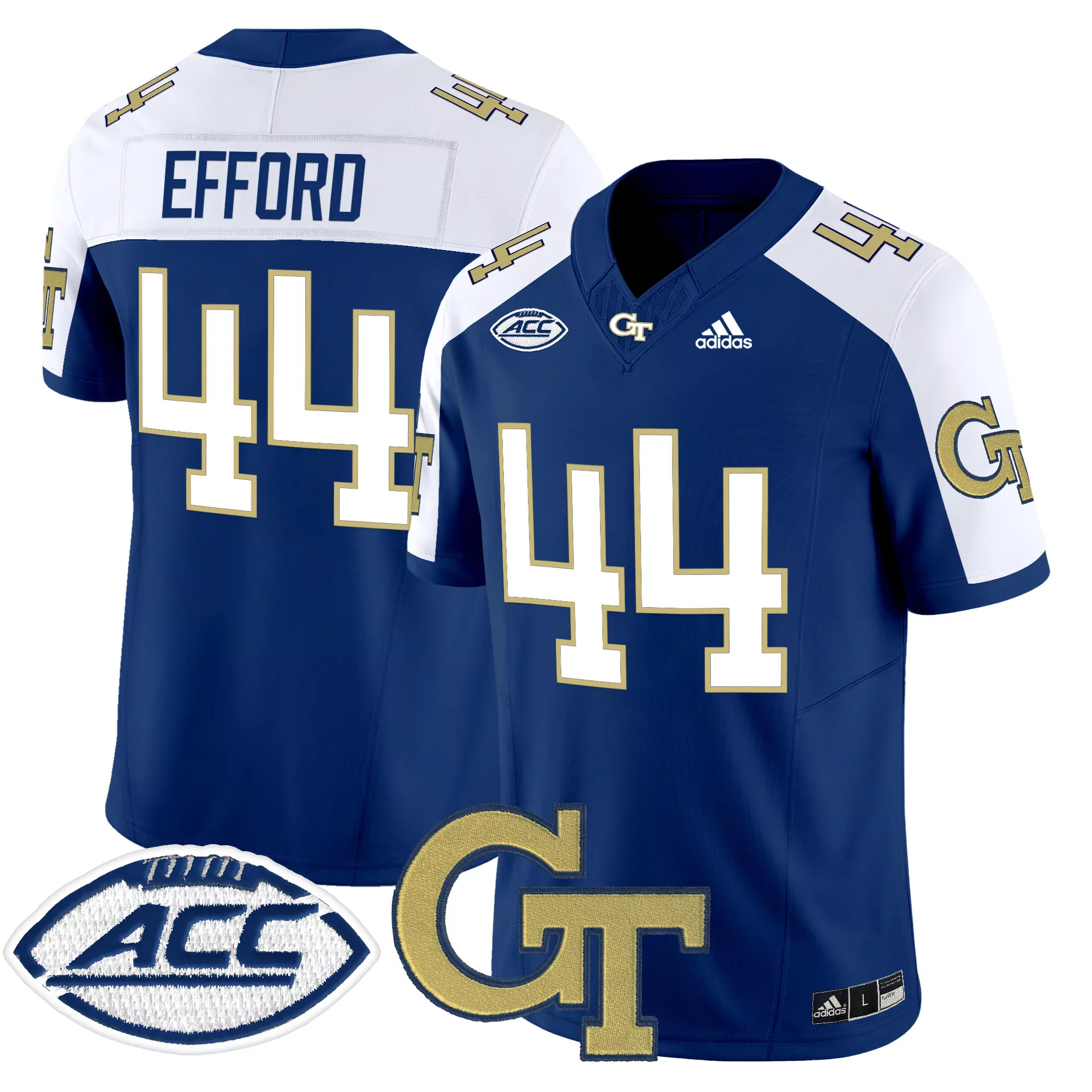 Men'S Georgia Tech Yellow Jackets C Johnson 21 Stitched Jersey Gold Alternate 2024