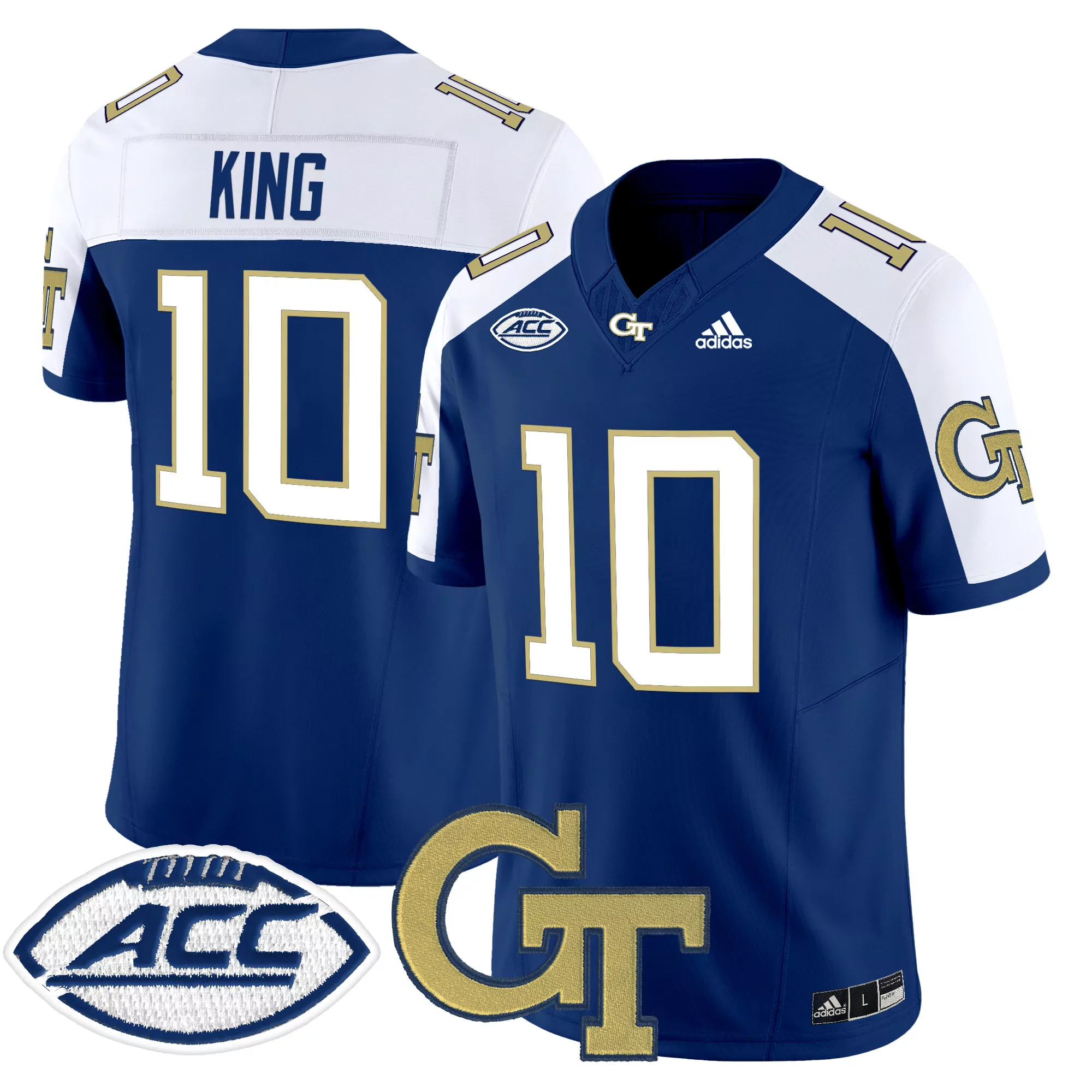Men'S Georgia Tech Yellow Jackets C Johnson 21 Stitched Jersey Gold Alternate 2024