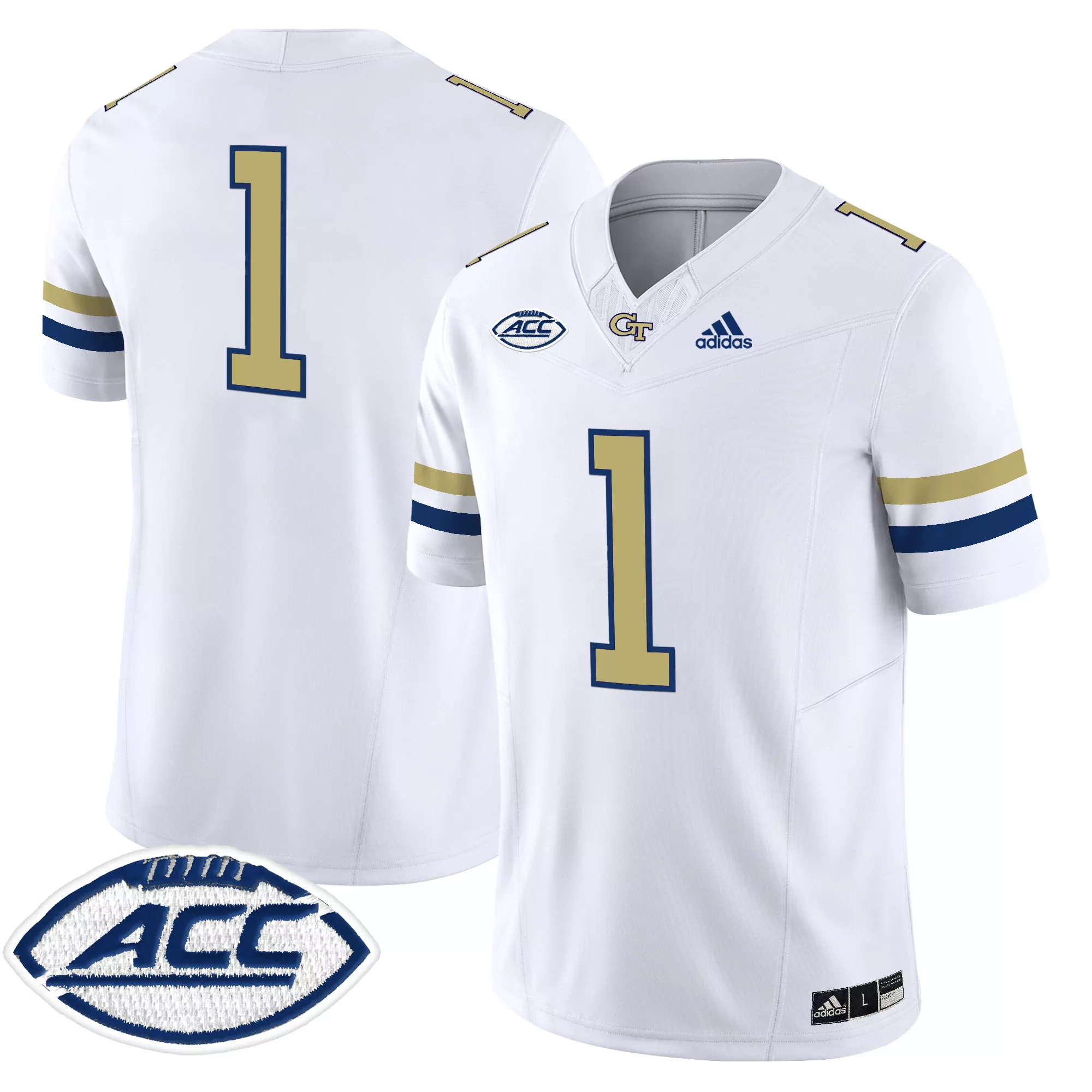Men'S Georgia Tech Yellow Jackets Haynes 11 Stitched Jersey Gold 2024 With Name Patch