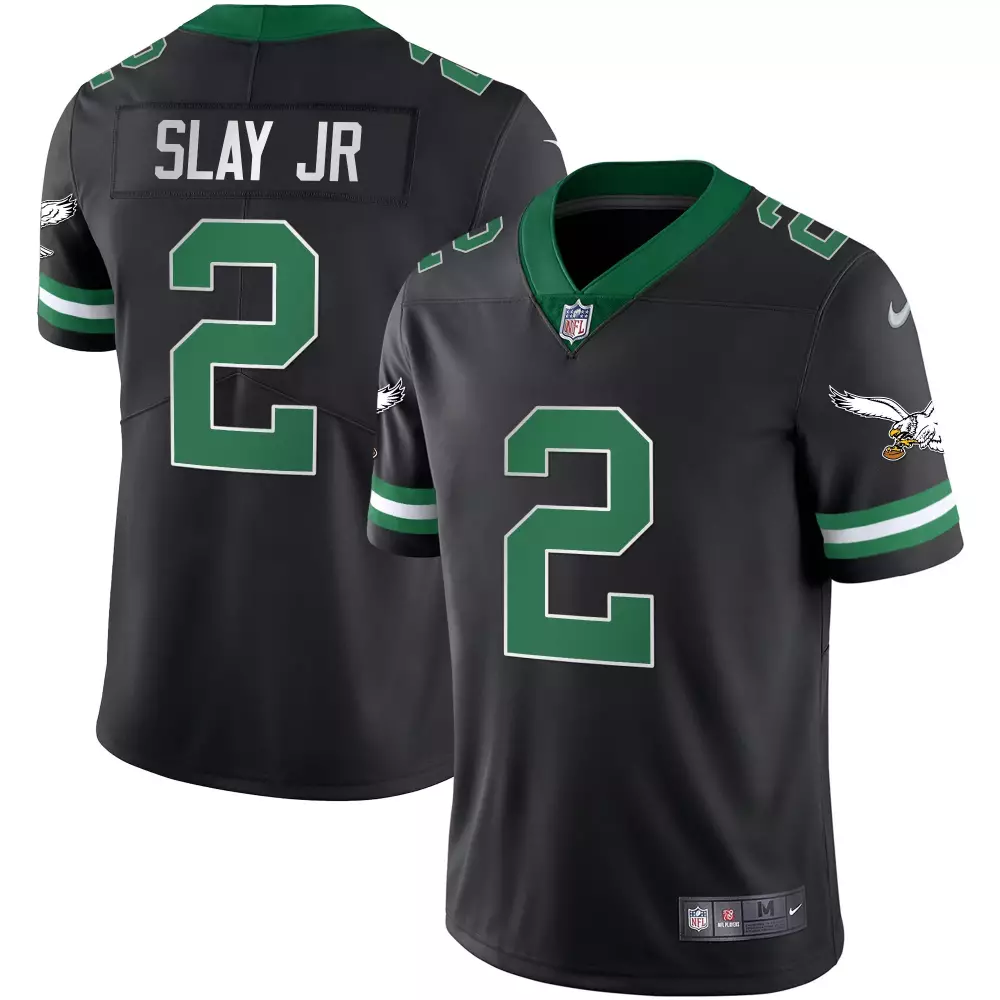 Slay Jr 2 Philadelphia Eagles 2023 Black Stitched Jersey | Fan Gear for Game Day | Perfect Gift Idea | For Men, Women & Youth