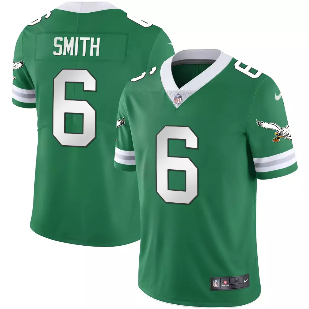 Smith Philadelphia Eagles 2023 Kelly Green Stitched Jersey | Limited Edition Fan Gear | For Men, Women & Youth