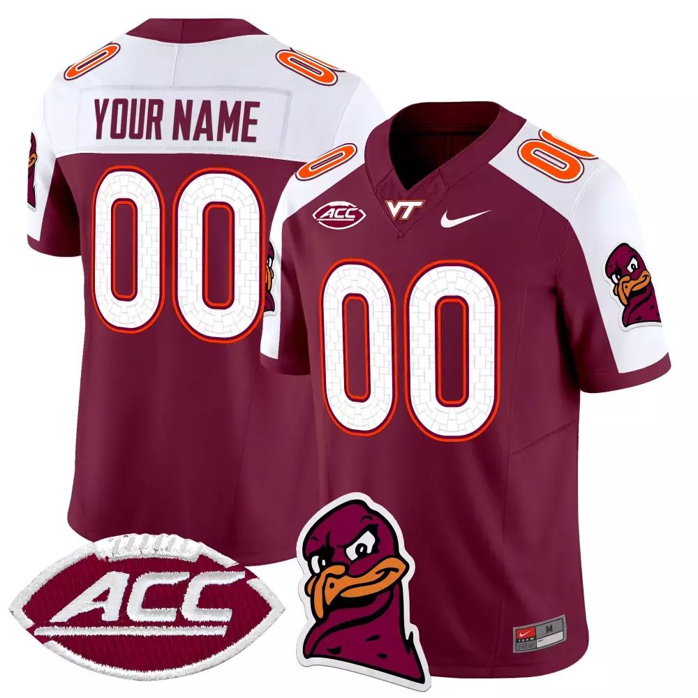 Virginia Tech Hokies 2024 Orange Stitched Jersey | Name Patch Unisex Style | Limited Edition Fan Gear | For Men, Women & Youth
