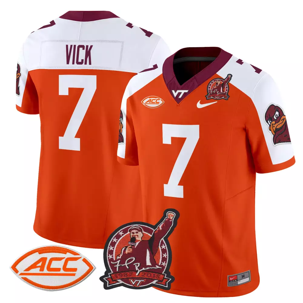 Virginia Tech Orange Women's All Stitched Jersey | 2025 Style with Name Patch | Perfect Fan Gear for All