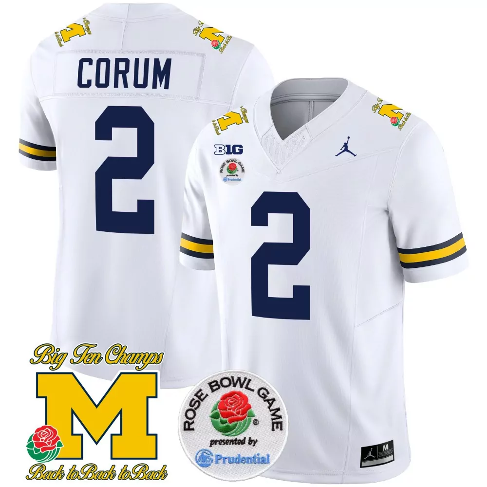 Men's Tom Brady 10 Michigan Wolverines Yellow Jersey | All Stitched Rose Bowl Patch 2023 | Limited Edition Fan Gear | For Men, Women & Youth