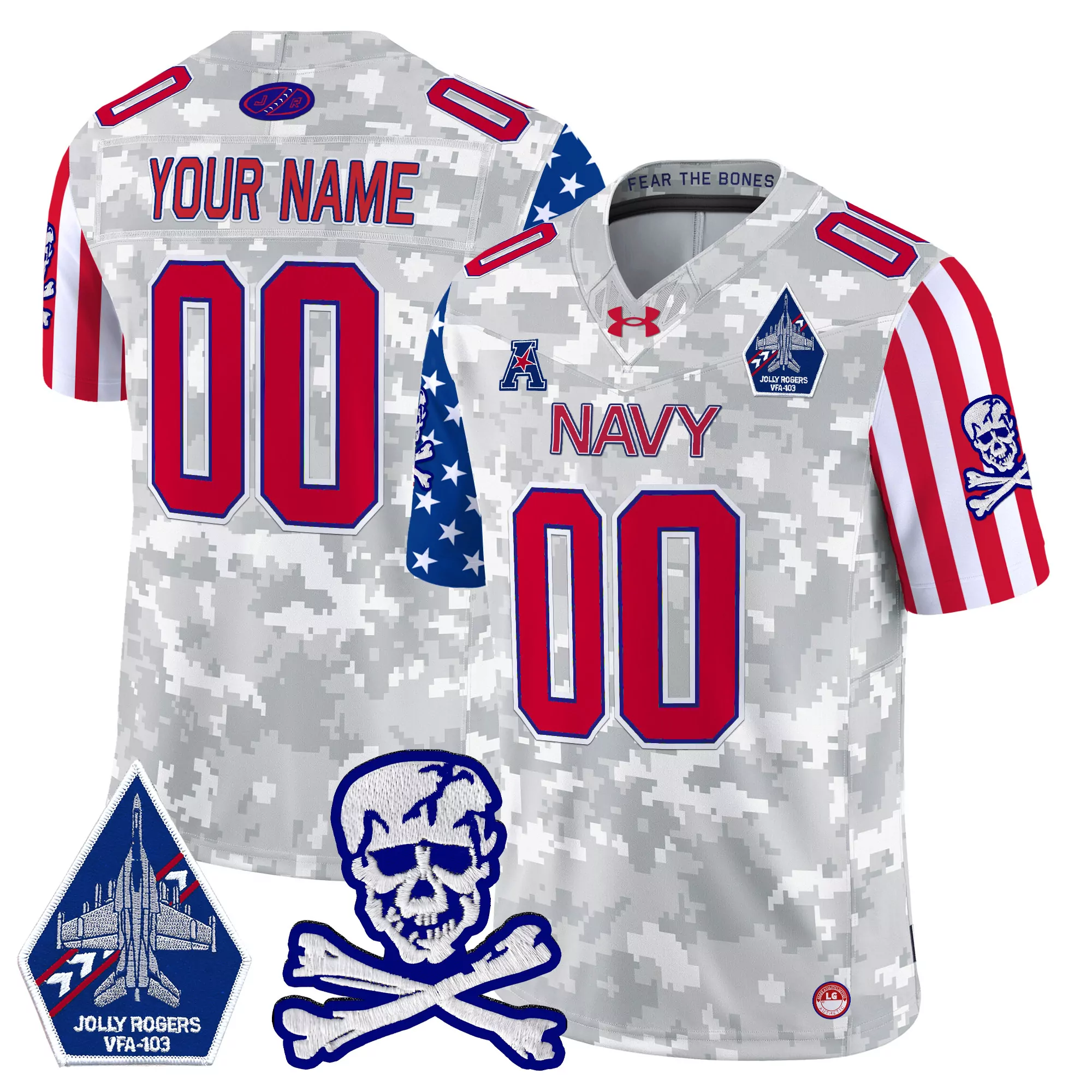 murtha 4 women s navy vapor premier limited jersey 2025 jolly rogers patch