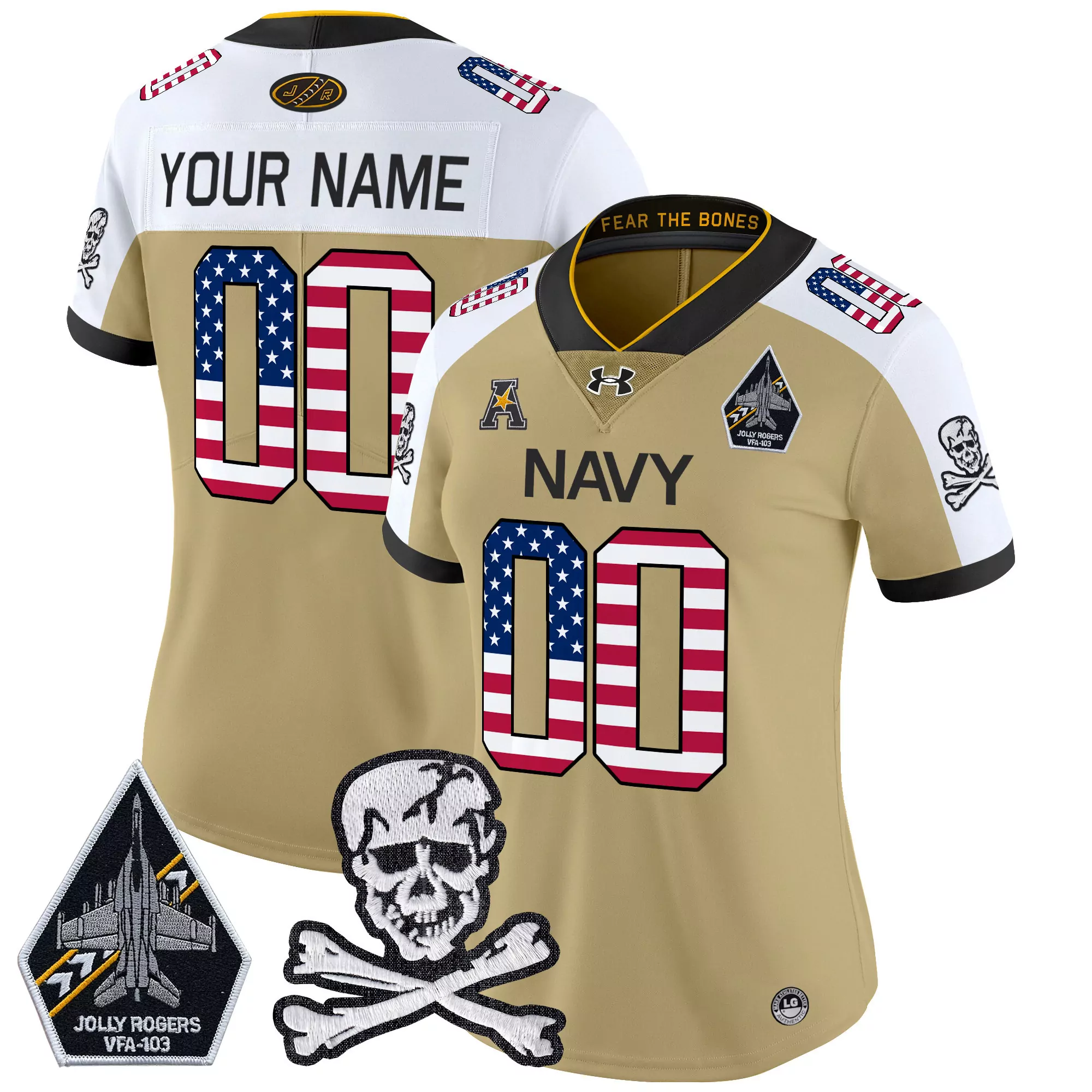 murtha 4 women s navy vapor premier limited jersey 2025 jolly rogers patch