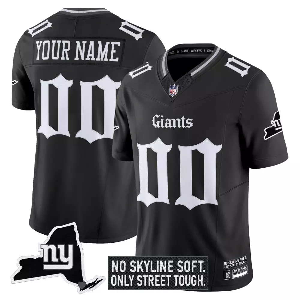 New York Giants American Style White Men's Vapor Limited Custom Jersey | Stitched | Fan Gear for Men, Women & Youth