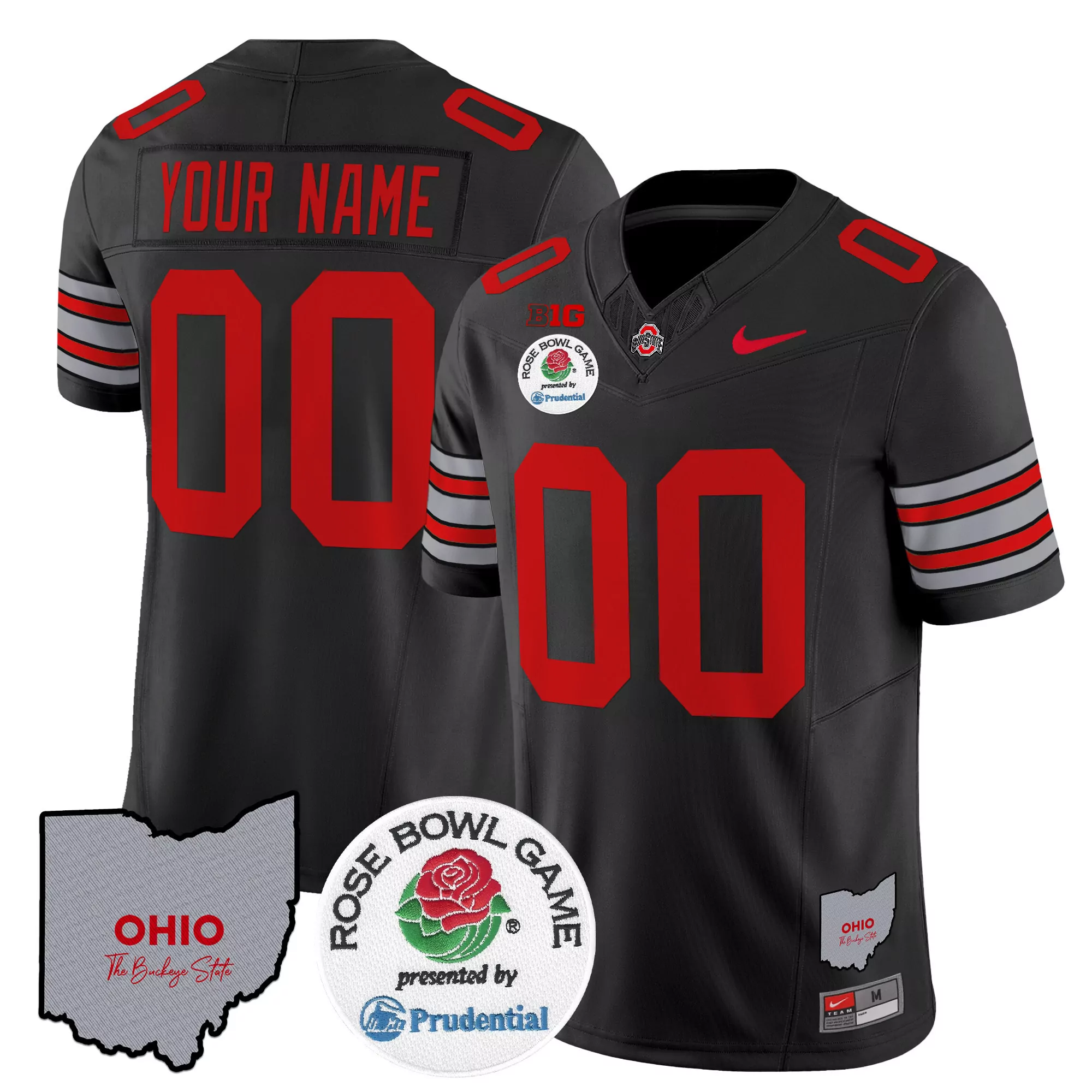 Ohio State Buckeyes Women'S 2025 Limited Jersey Black All Stitched Name Patch