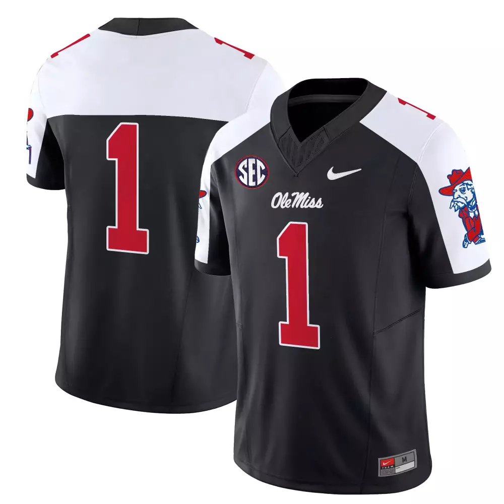 Ole Miss Rebels Women's Stitched Jersey | Navy 2025 Name Patch 00 | Fan Gear for Women