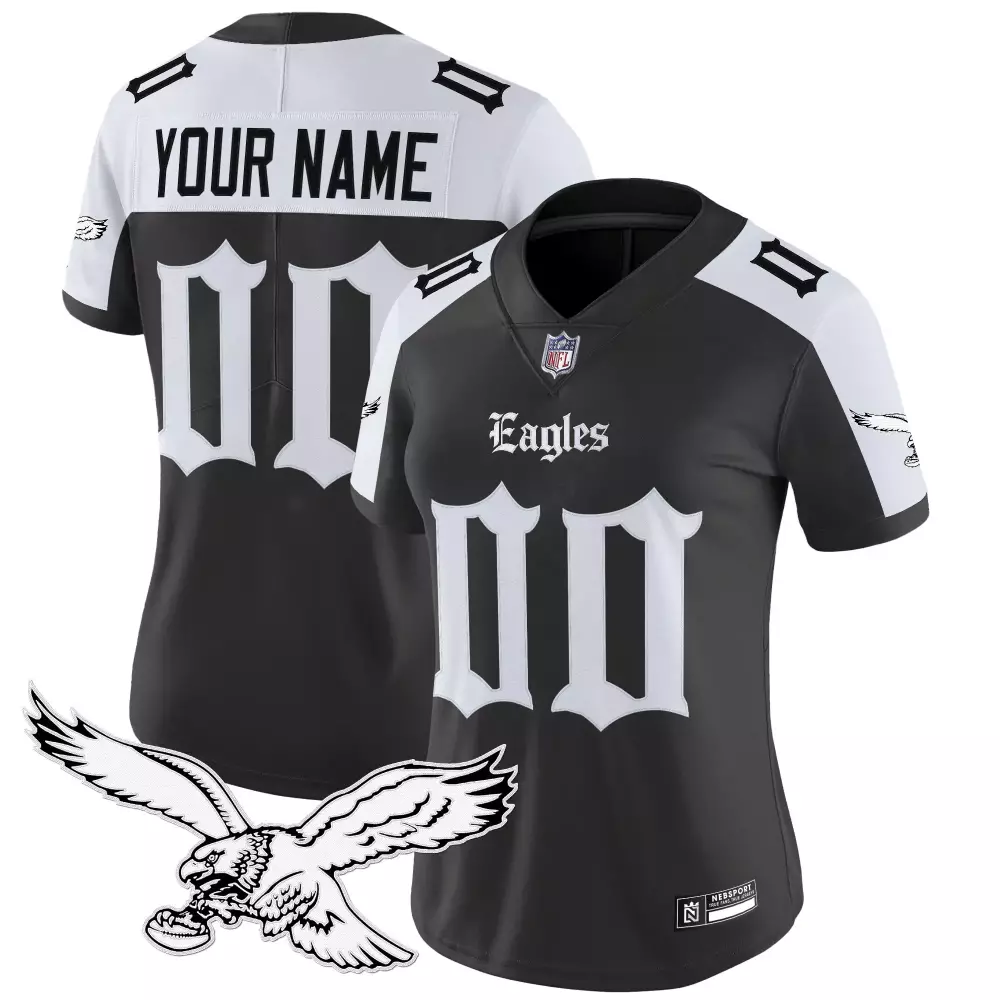 Philadelphia Eagles Women's 2024 NFC East Division Champions Midnight Green Vapor Limited Custom Jersey | All Stitched | Fan Gear for Women & Youth