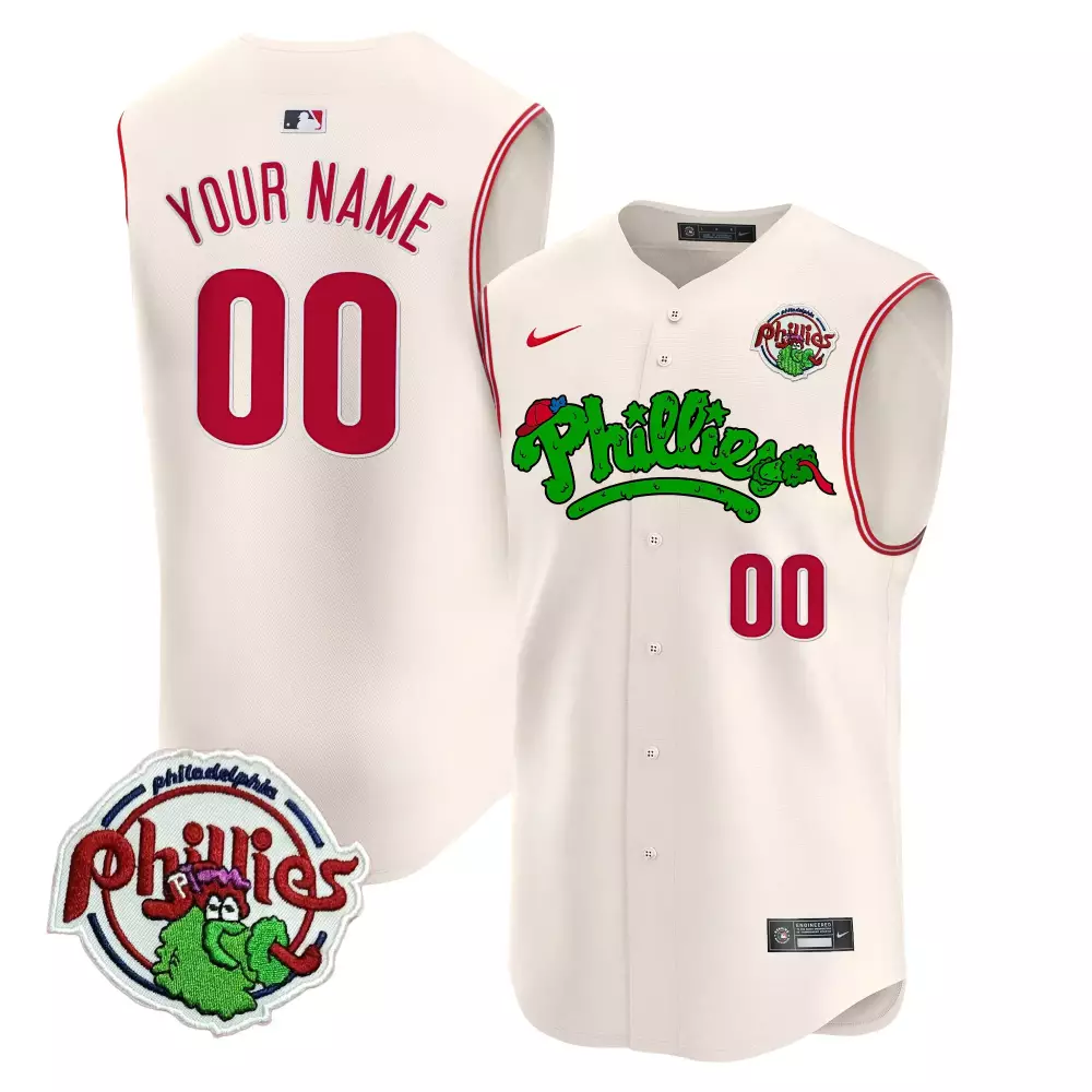 philadelphia phillies your name jersey cream black one for the history books patch