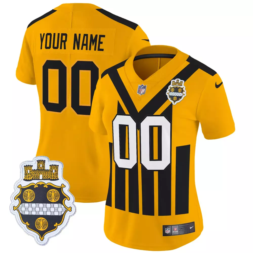 pittsburgh steelers nike women s custom game jersey black