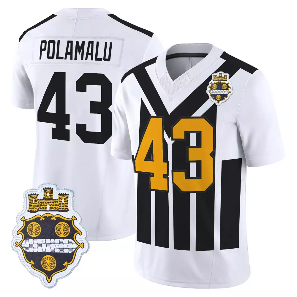 Polamalu 43 Pittsburgh Steelers White Stitched Jersey Limited Edition 2023 | For Men, Women & Youth