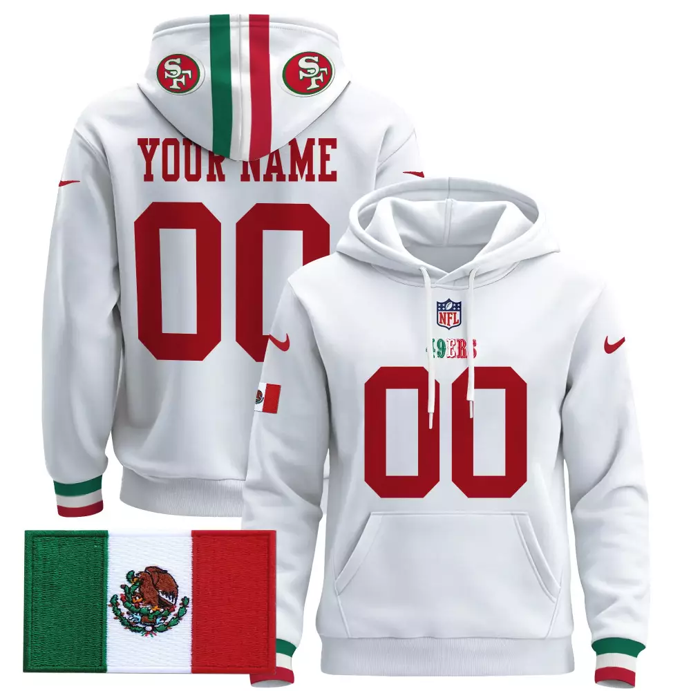 San Francisco 49ers White Stitched Jersey | Name Patch Men 2023 00 | Perfect Fan Gear for All | For Men, Women & Youth