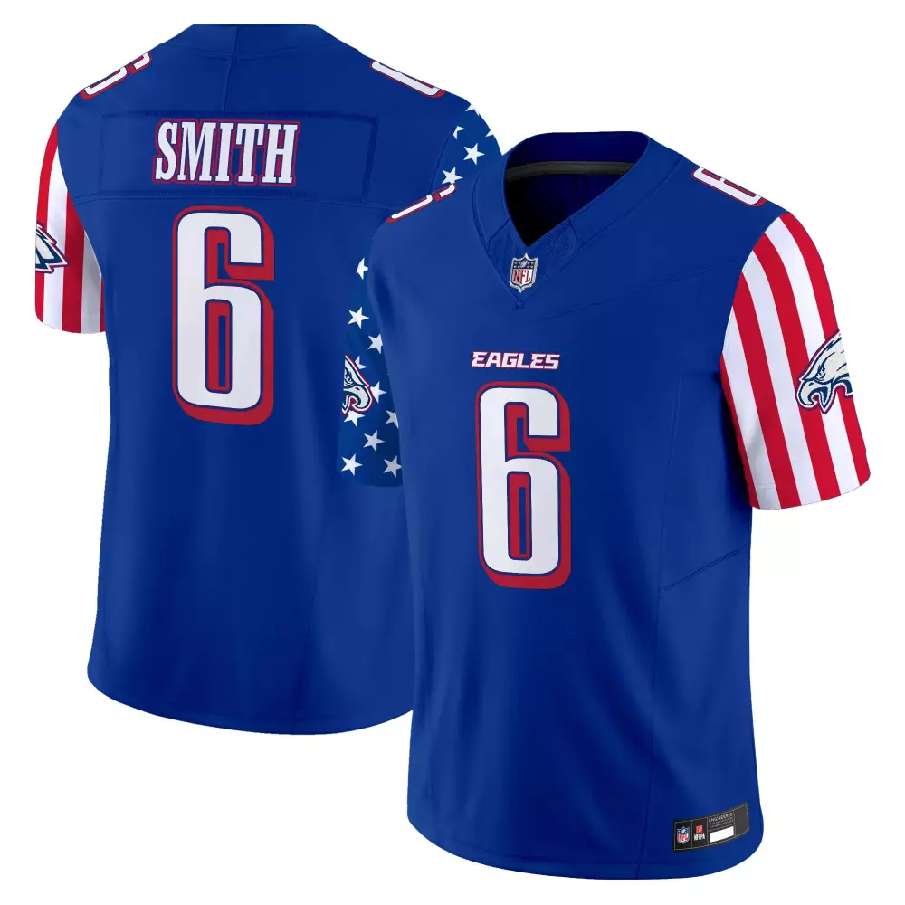 Smith 6 Philadelphia Eagles Black Vapor Limited Jersey | All Stitched Style | Fan Gear for Men, Women & Youth