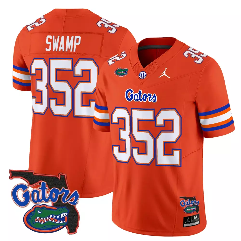 Florida Gators 2025 Stitched Jersey | Orange with Name Patch Limited Edition | Game Day Outfit for Men, Women & Youth