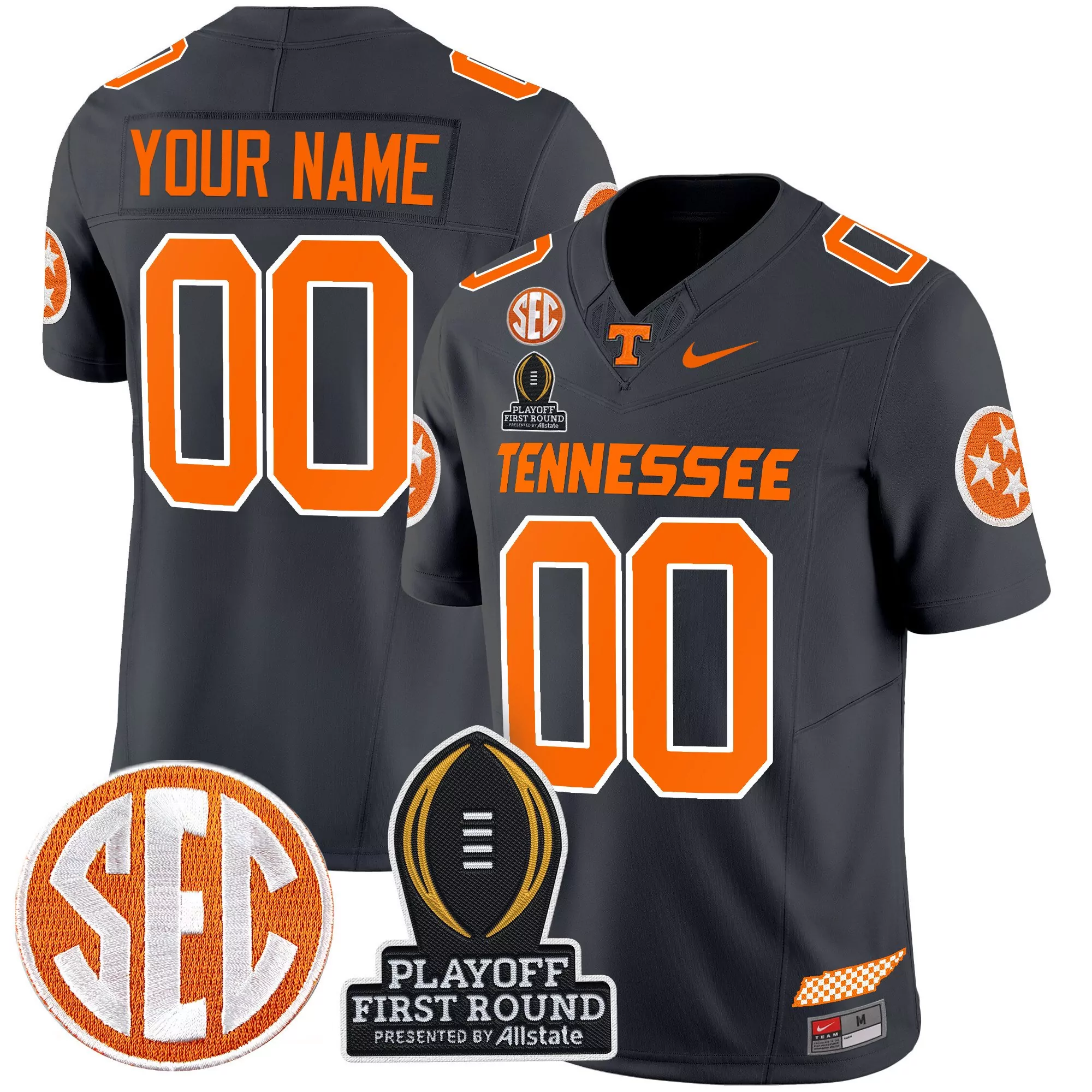 Tennessee Volunteers 2024 Custom Youth Jersey White All Stitched Name Patch