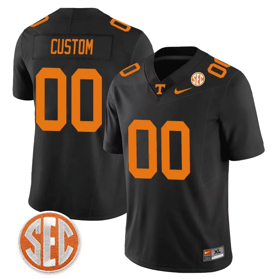 Tennessee Volunteers Custom 00 Gray Jersey All Stitched Youth Name Patch 2023
