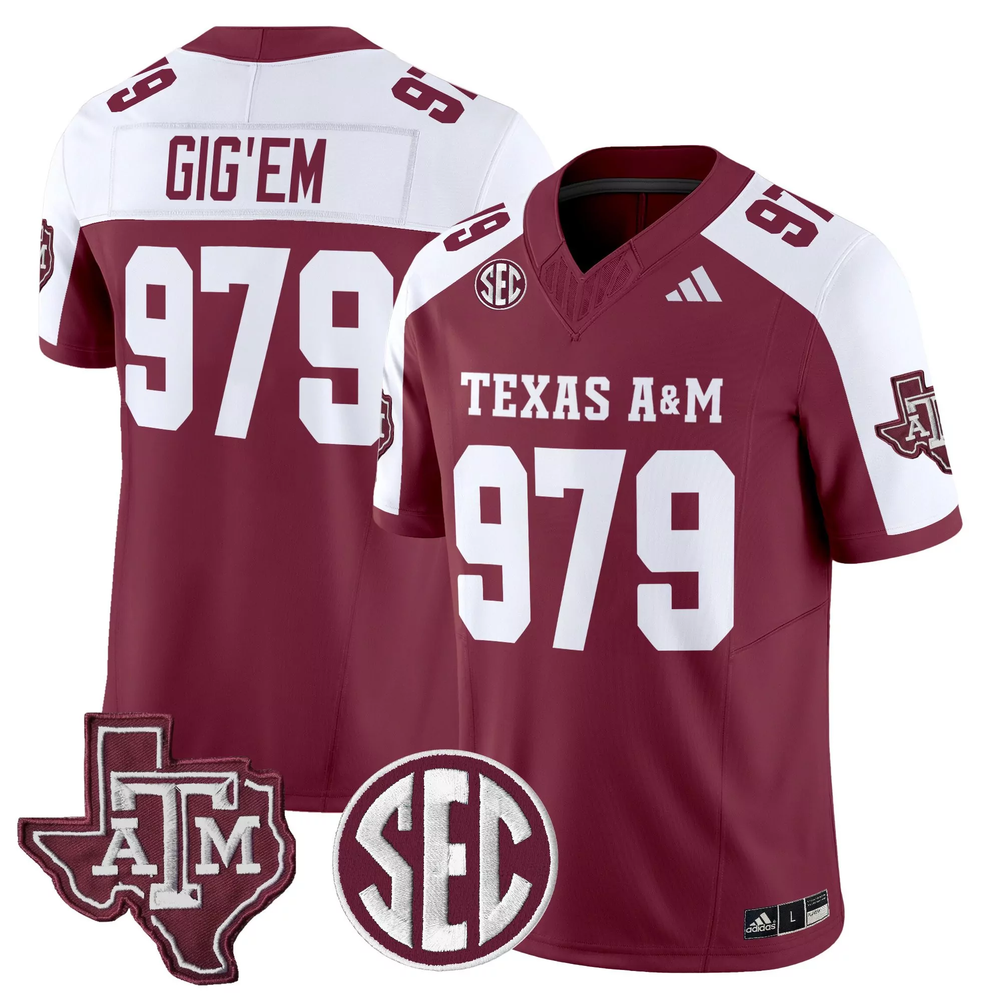 Texas A M Aggies Custom Jersey 00 Black All Stitched Name Patch 2025 Men'S Style