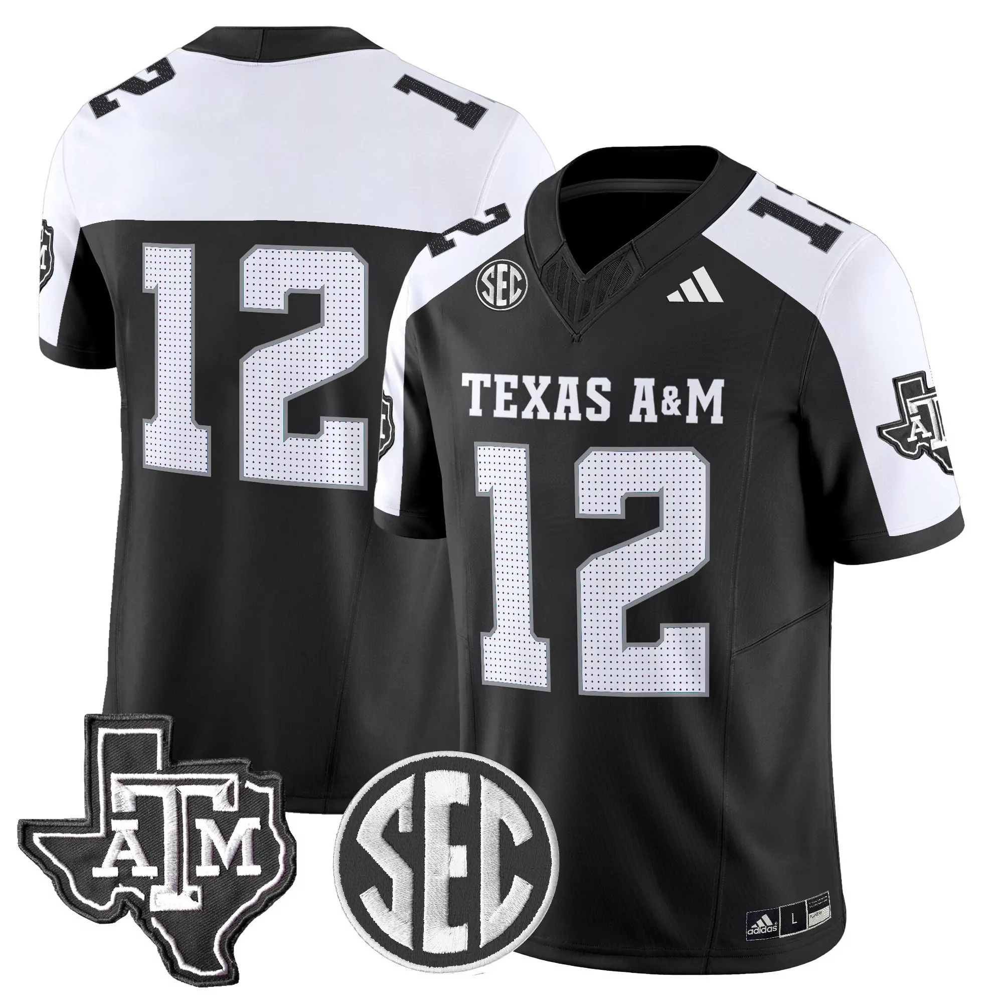 Texas A M Aggies Men'S Maroon All Stitched Jersey With Name Patch 2025 Season