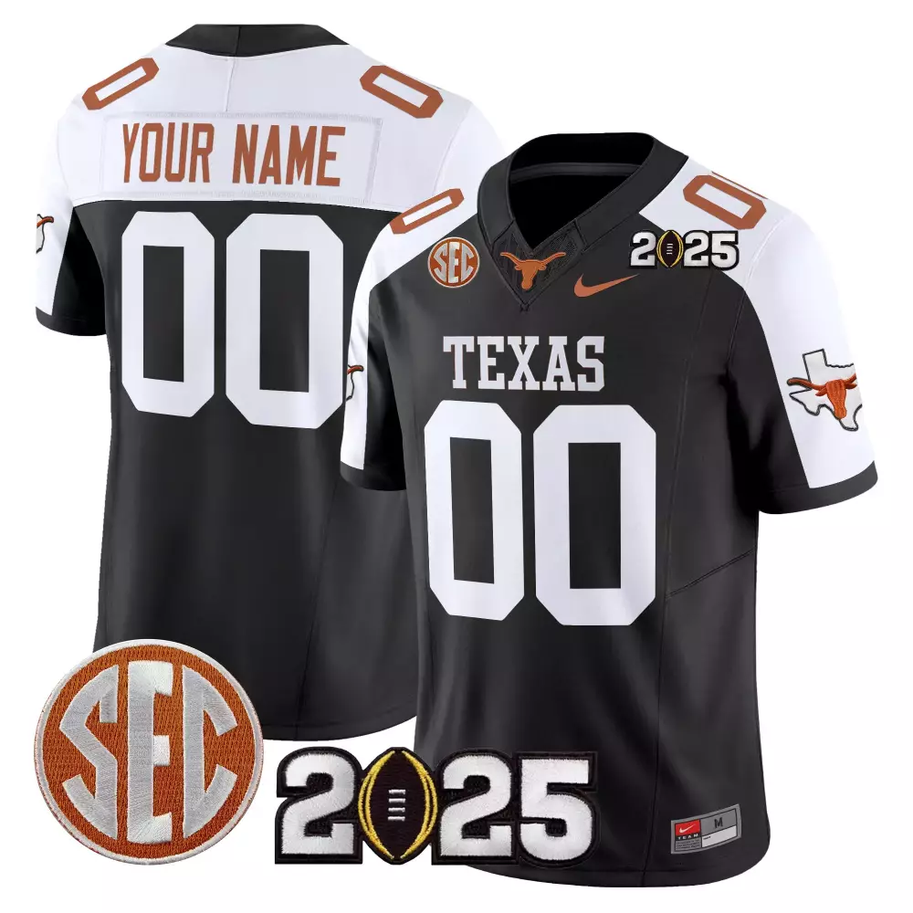 Texas Longhorns Black Men's Women's College World Series Champions Vapor Premier Limited Custom Jersey V2 | All Stitched | Perfect Gift Idea | For Men, Women & Youth