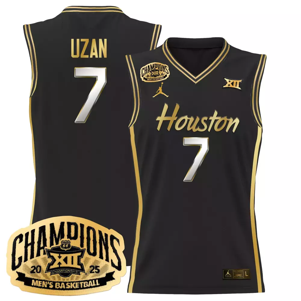 university of houston cougars custom black jersey with player name number 00