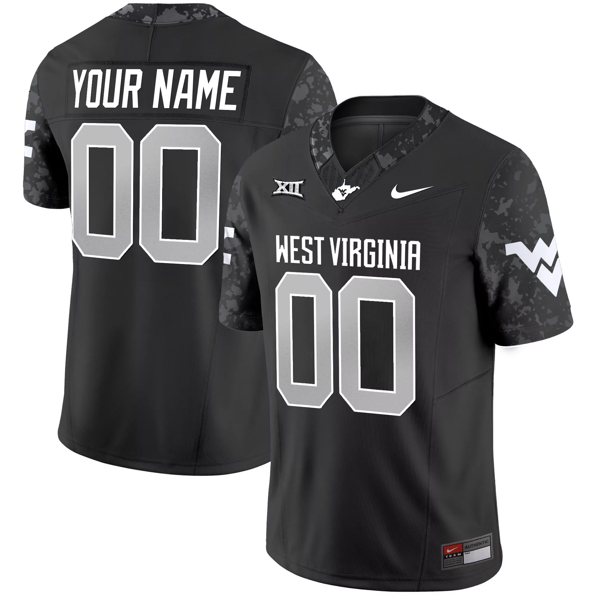 west virginia mountaineers 6 greene 2023 men s all stitched vapor jersey yellow blue