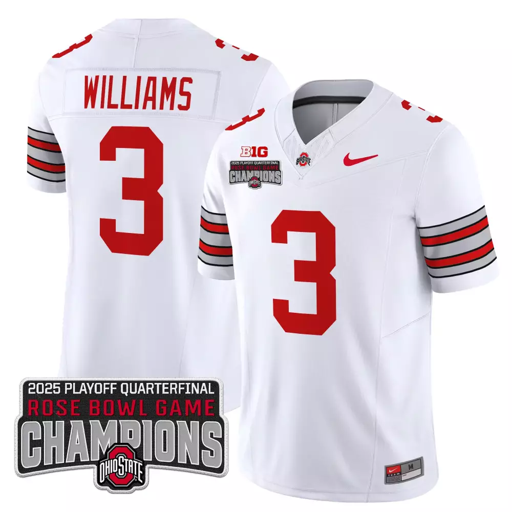 Ohio State Buckeyes 2025 Men's Custom Stitched Jersey | Black with Name Patch | For Men, Women & Youth