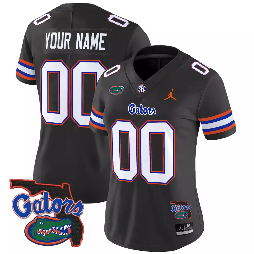 Wilson 6 Men'S Stitched Vapor Jersey Florida Gators White With Name Patch 2025