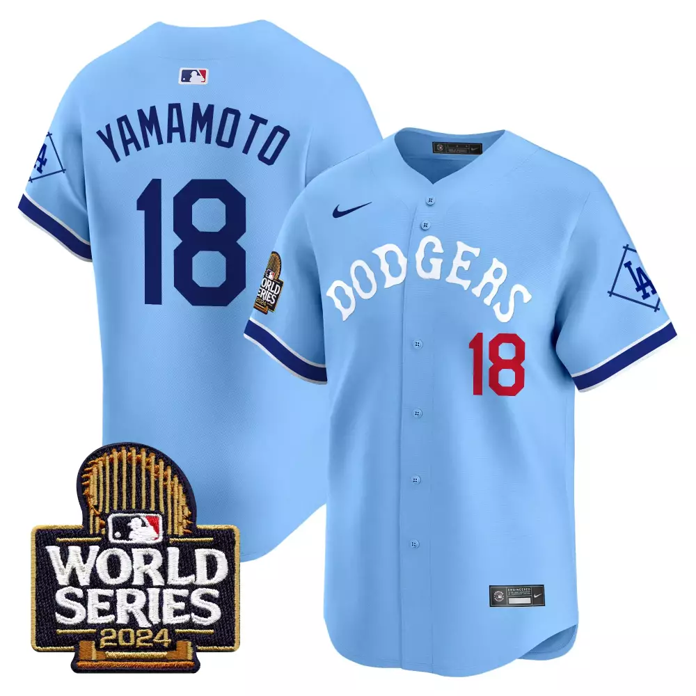 Yamamoto 18 Dodgers 2025 Stitched Jersey Men'S White Navy Tokyo Series