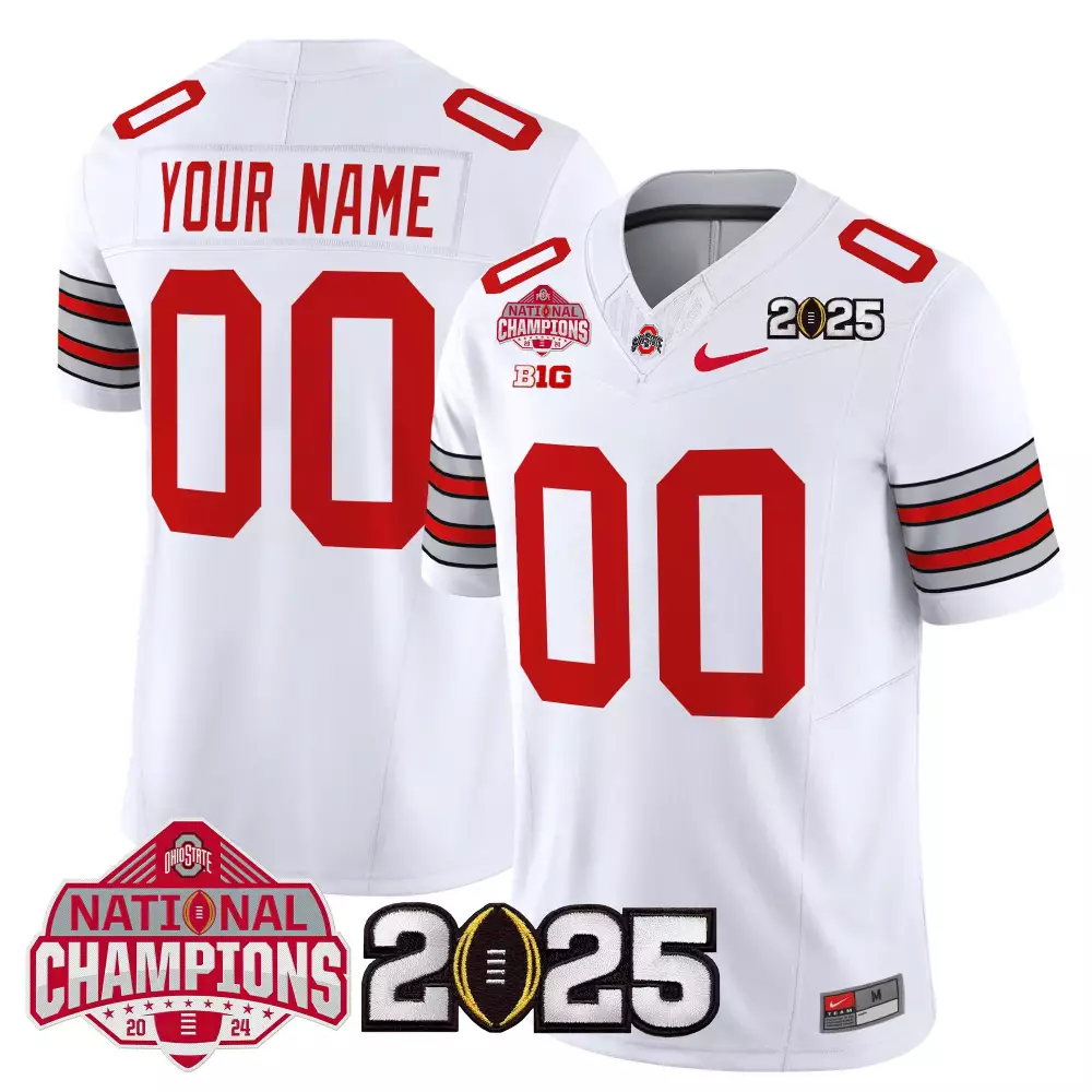 Your Name 00 Ohio State Buckeyes 2023 Stitched Vapor Jersey | Black Rose Bowl Game | For Men, Women & Youth