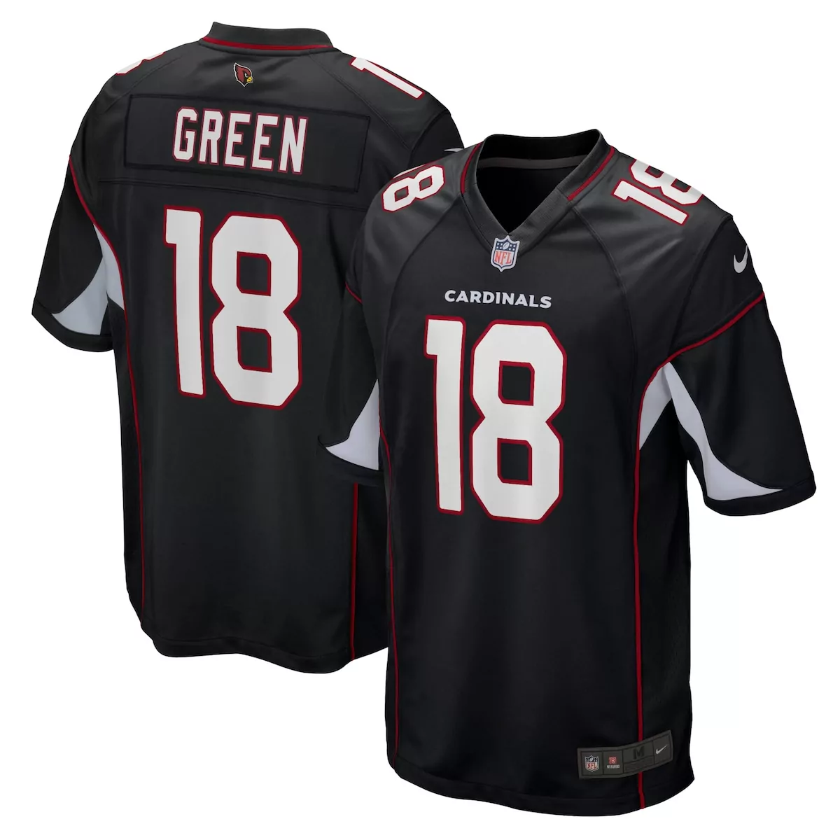 arizona cardinals a j green black game jersey