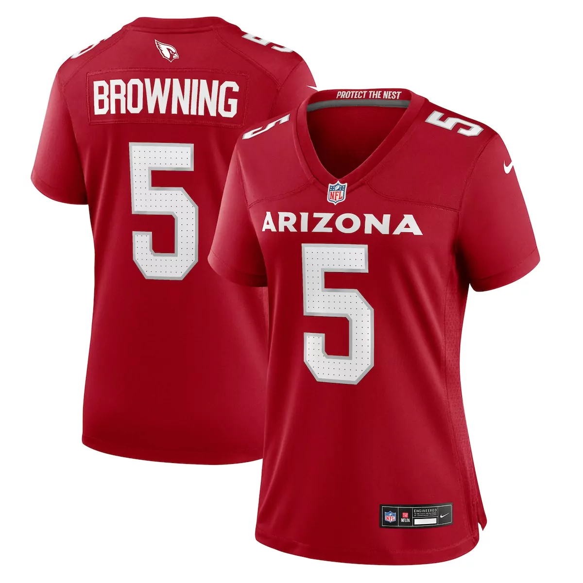 arizona cardinals baron browning cardinal team game jersey 9mn