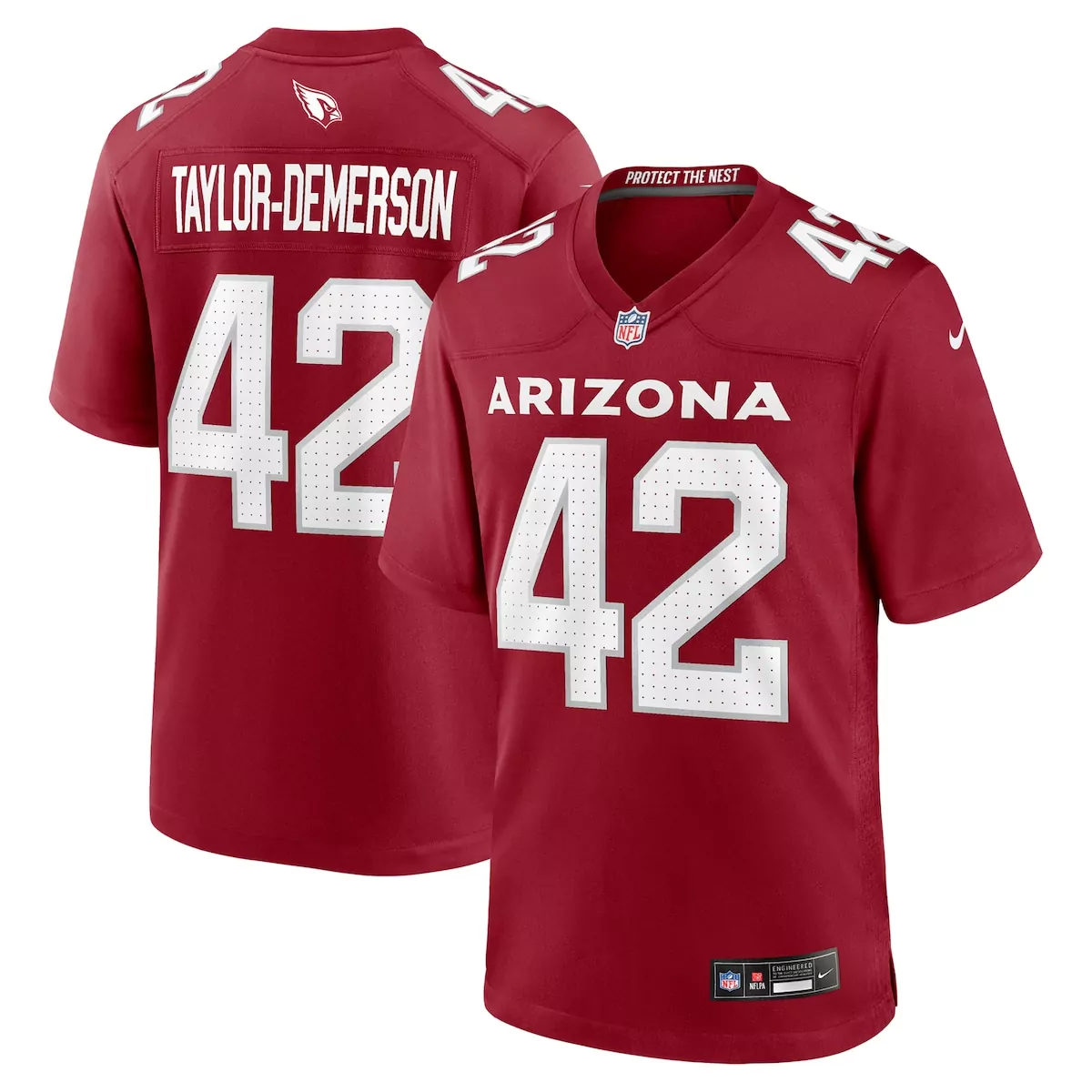 arizona cardinals dadrion taylor demerson cardinal team game jersey
