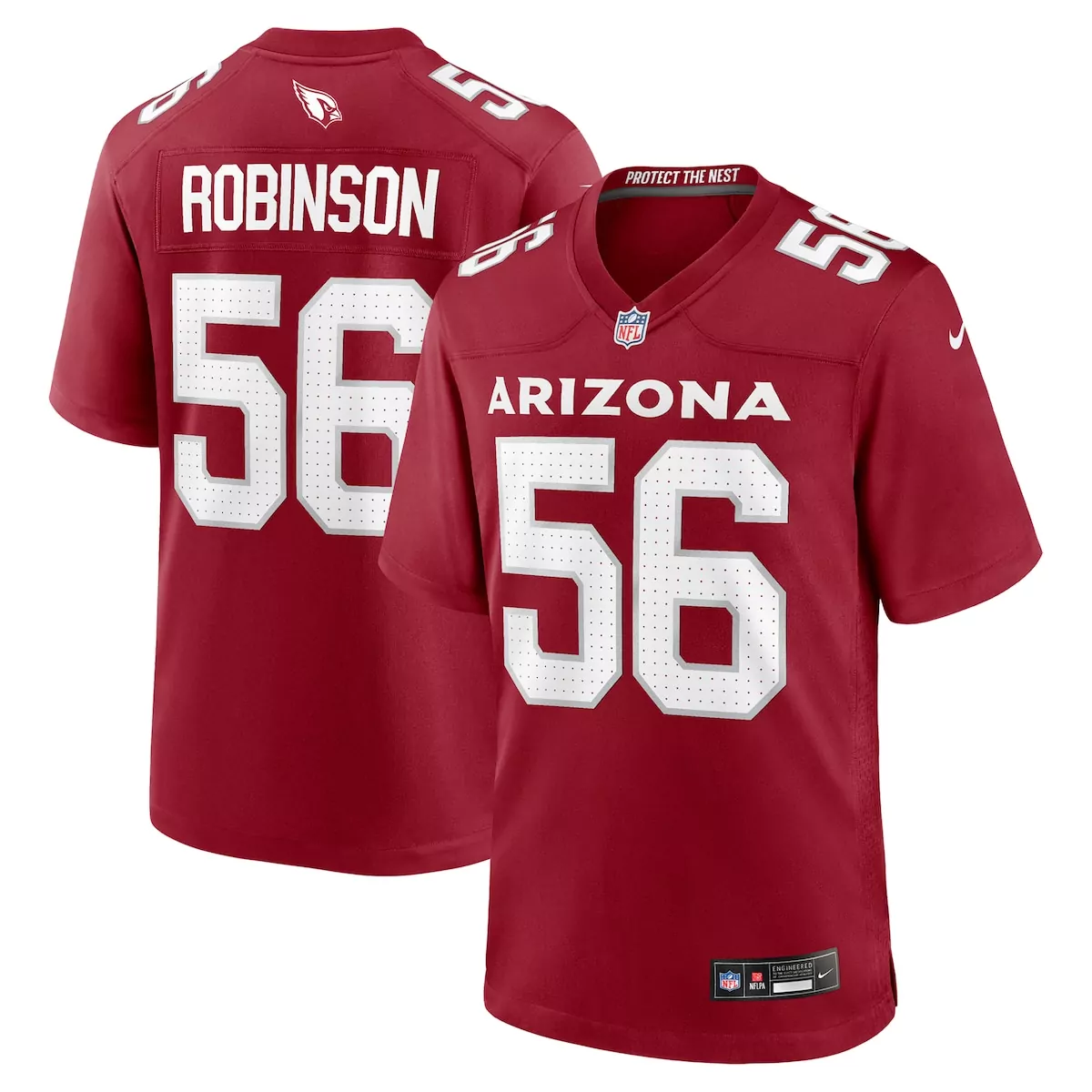 arizona cardinals darius robinson cardinal game jersey