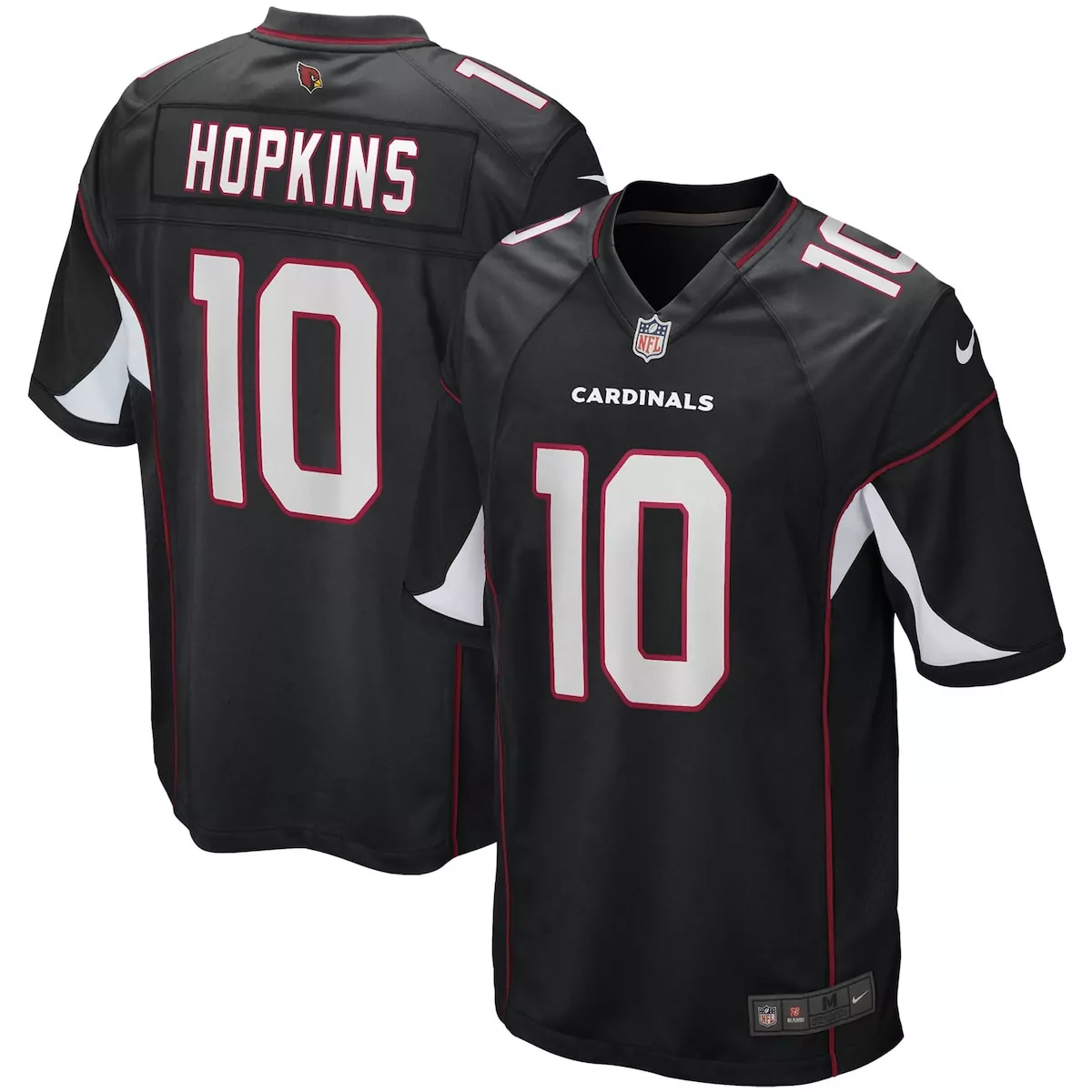 arizona cardinals deandre hopkins black game jersey