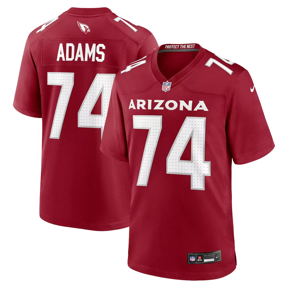arizona cardinals isaiah adams cardinal game jersey