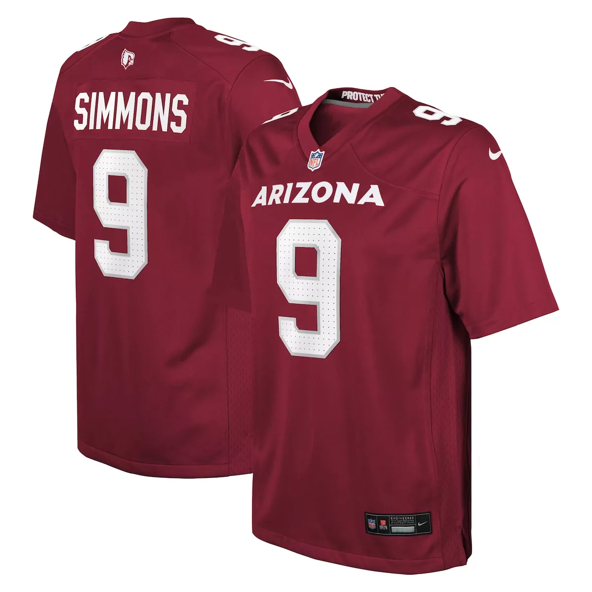 arizona cardinals isaiah adams cardinal game jersey